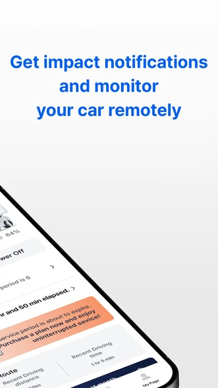Impact notifications and remote monitoring