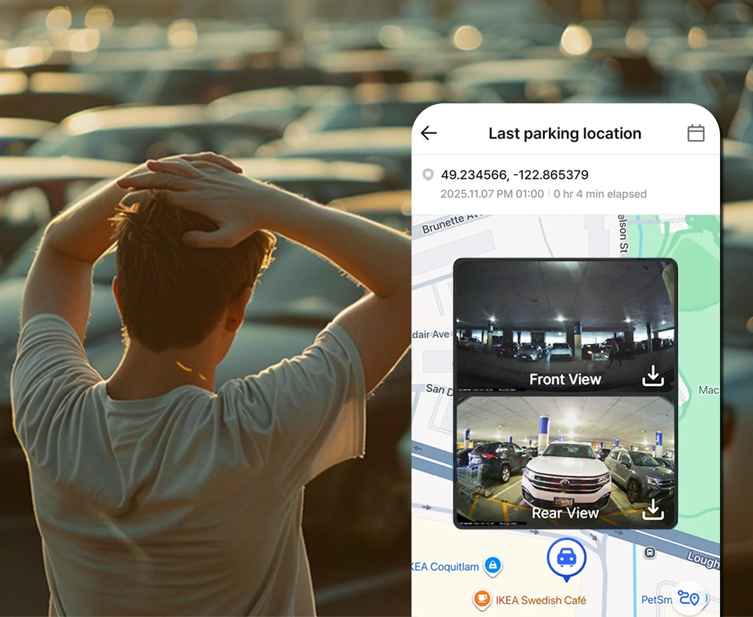 Last Parking Location